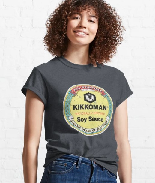Camiseta clásica Salsa de soja Kikkoman - Quierox - Tienda Online