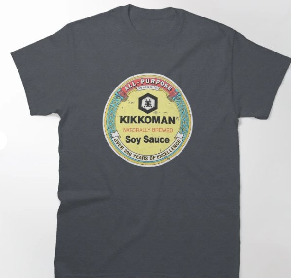 Camiseta clásica Salsa de soja Kikkoman - Quierox - Tienda Online