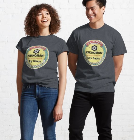 Camiseta clásica Salsa de soja Kikkoman