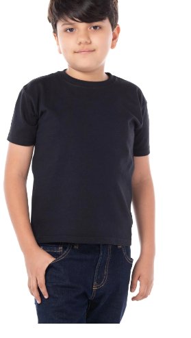 Camiseta unisex de manga corta con cuello redondo y peso pesado para niños · - Quierox - Tienda Online
