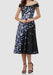 Carmen Marc Valvo Vestido Jacquard negro al hombro - Quierox - Tienda Online