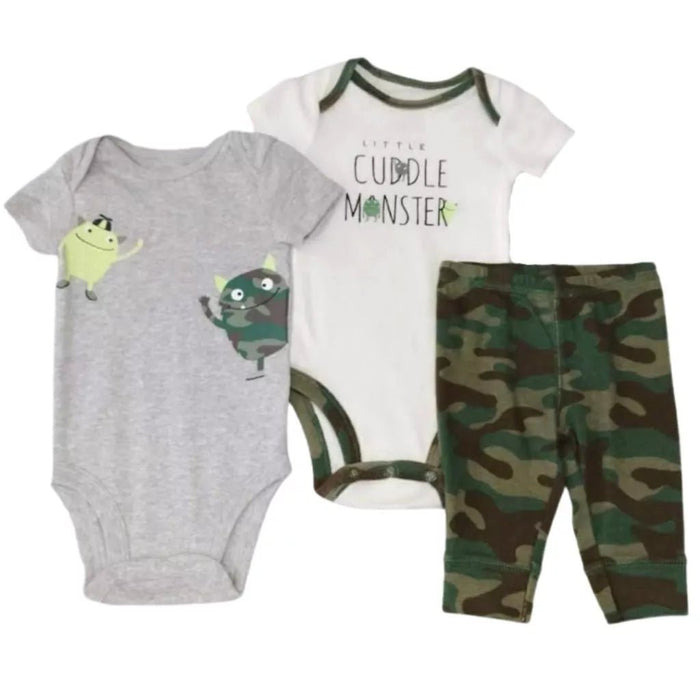 Carter's Conjunto de 3 piezas con estampado de Monster - Quierox - Tienda Online