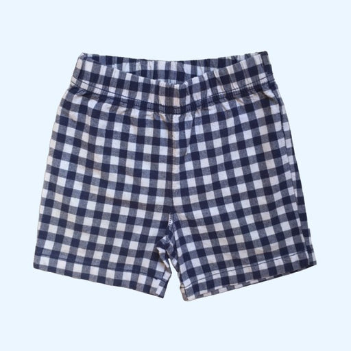 CARTER'S SHORT CUADRILLE AZUL CON CINTURA ELASTICA - Quierox - Tienda Online