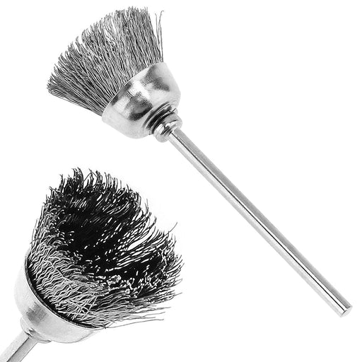 Cepillo de alambre de acero inoxidable de 8mm para pulido de limpieza de Metal - Quierox - Tienda Online