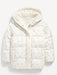 Chaqueta acolchada con capucha y forro de sherpa Cocoon para niñas - Quierox - Tienda Online