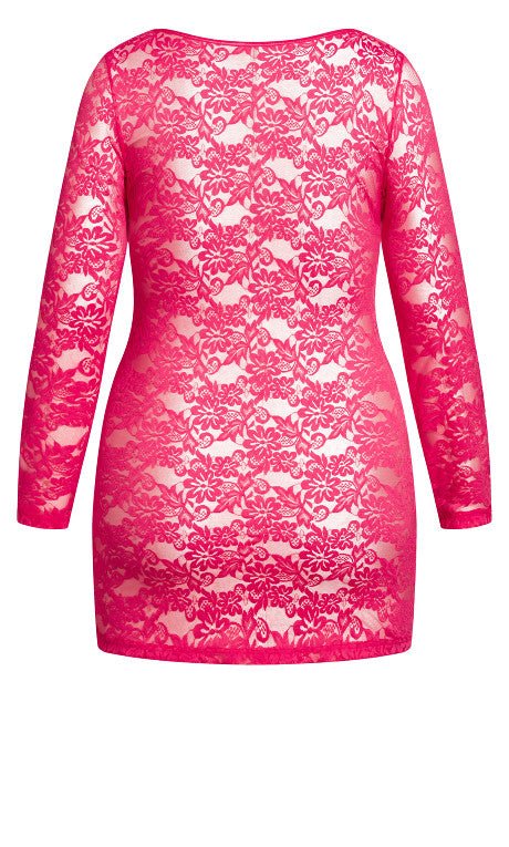 CITY CHIC FOX & ROYAL Camisón de encaje transparente - Quierox - Tienda Online