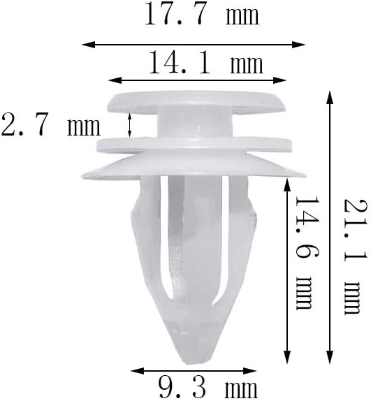 Clips para Panel de Puerta con Anillo de Sellado 40 Piezas - Quierox - Tienda Online
