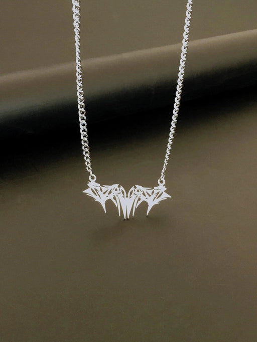 Collar con colgante geométrico de acero inoxidable para hombres - Quierox - Tienda Online