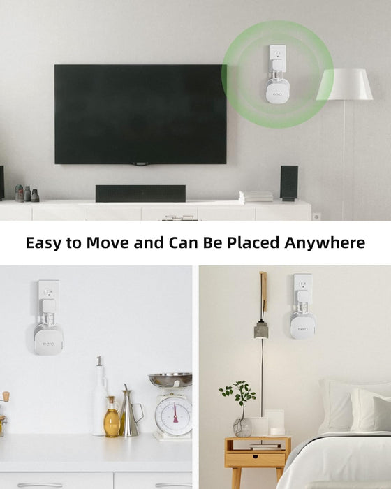 COOLWUFAN Soporte de montaje de pared para sistema Wi-Fi de malla eero 6 o eero 6+ - Quierox - Tienda Online