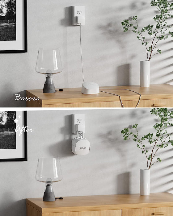 COOLWUFAN Soporte de montaje de pared para sistema Wi-Fi de malla eero 6 o eero 6+ - Quierox - Tienda Online