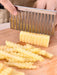 Cortador de patatas fritas ondulado de acero inoxidable - Quierox - Tienda Online