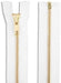 Cremallera de metal de 28.0 in, color blanco, latón dorado - Quierox - Tienda Online
