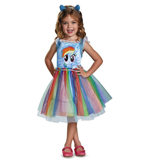 Disguise Rainbow Dash Movie Disfraz clásico para niña, M (3T4T), Azul - Quierox - Tienda Online