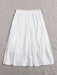 Falda con dobladillo con volantes lisos - Quierox - Tienda Online