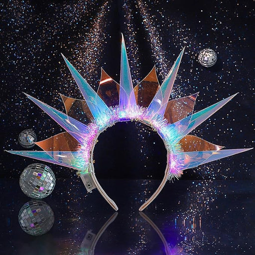 Fashband Diadema iluminada con purpurina LED, bandas para el cabello que brillan - Quierox - Tienda Online