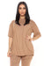 FASHION NOVA BLUSA Follow The Leader - Taupe - Quierox - Tienda Online