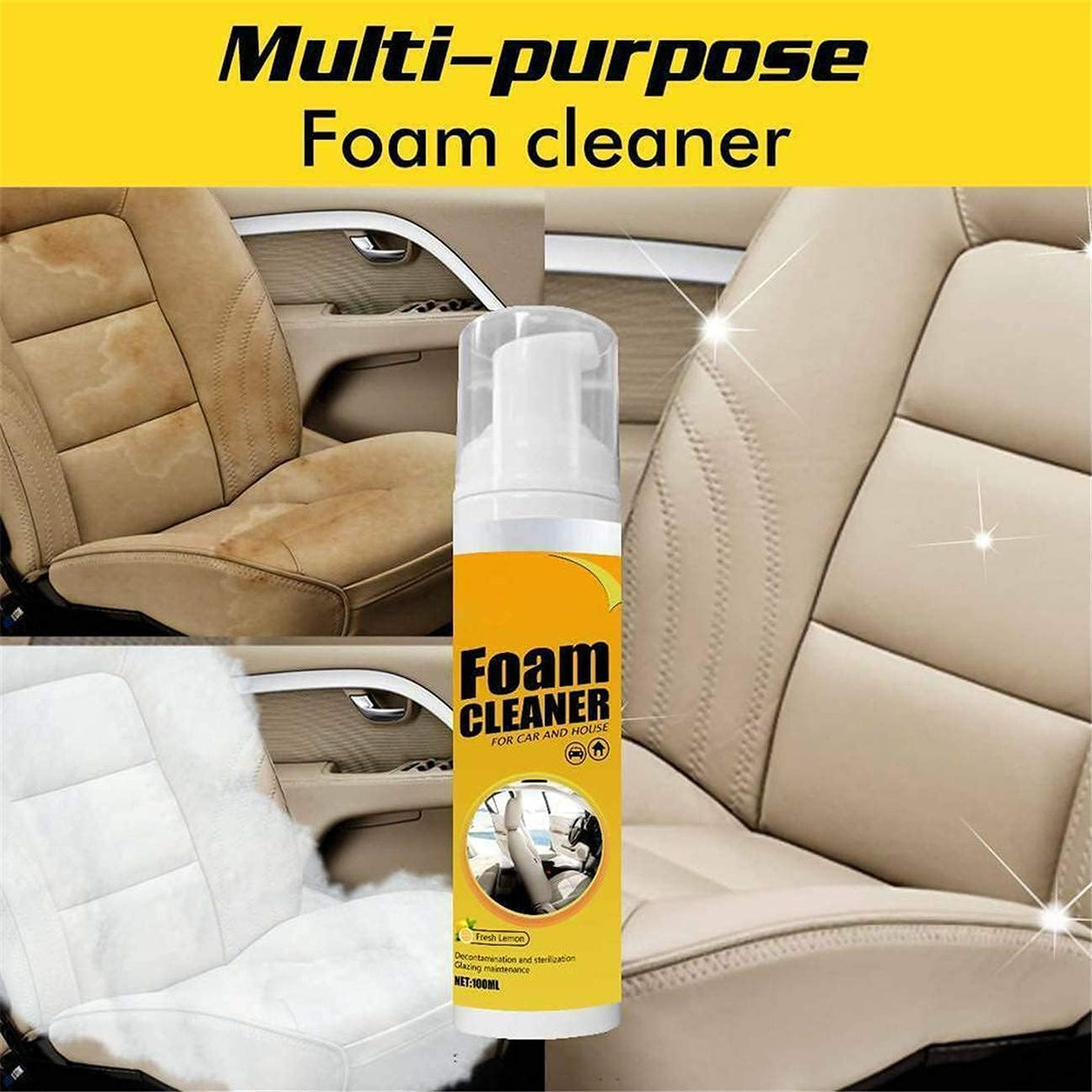 Faom Cleaner Foam Cleaner - Spray Limpiador Espuma Multiuso - Unidad — Quierox ...