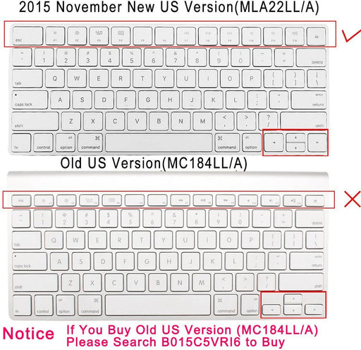 Funda para teclado COOSKIN para Apple Wireless Magic Keyboard, Protector ultrafino - Quierox - Tienda Online