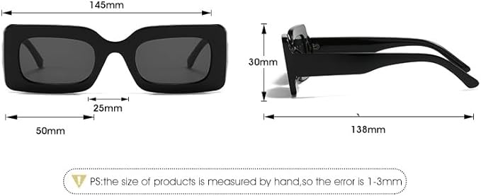 Gafas de sol cuadradas para mujer, rectángulo vintage - Quierox - Tienda Online