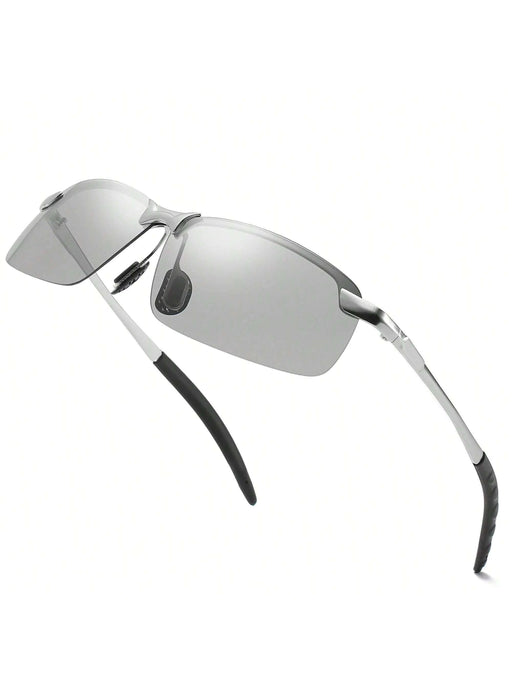 Gafas De Sol Polarizadas Cromadas Para Bicicleta Sin Marco - Quierox - Tienda Online