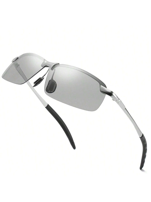 Gafas De Sol Polarizadas Cromadas Para Bicicleta Sin Marco - Quierox - Tienda Online