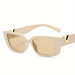 Gafas de sol rectangulares para mujer color beige - Quierox - Tienda Online