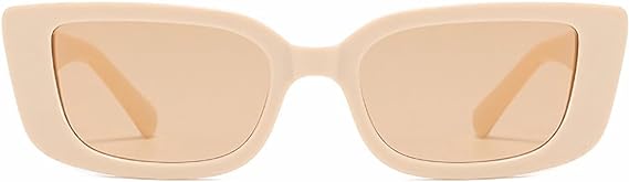 Gafas de sol rectangulares para mujer color beige - Quierox - Tienda Online
