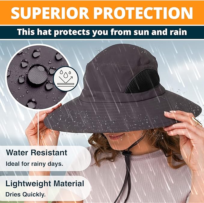 GearTOP Sombrero de pesca Sombreros de protección solar al aire libre para hombres - Quierox - Tienda Online