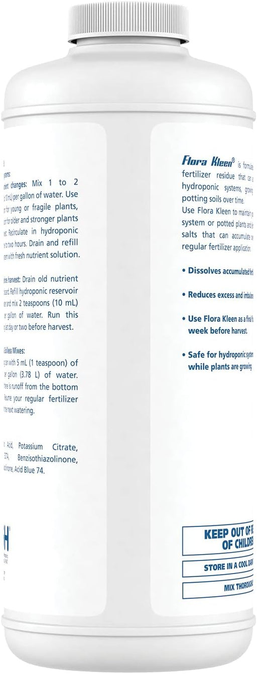 General Hidroponía FloraKleen 1 cuarto de galón - Quierox - Tienda Online