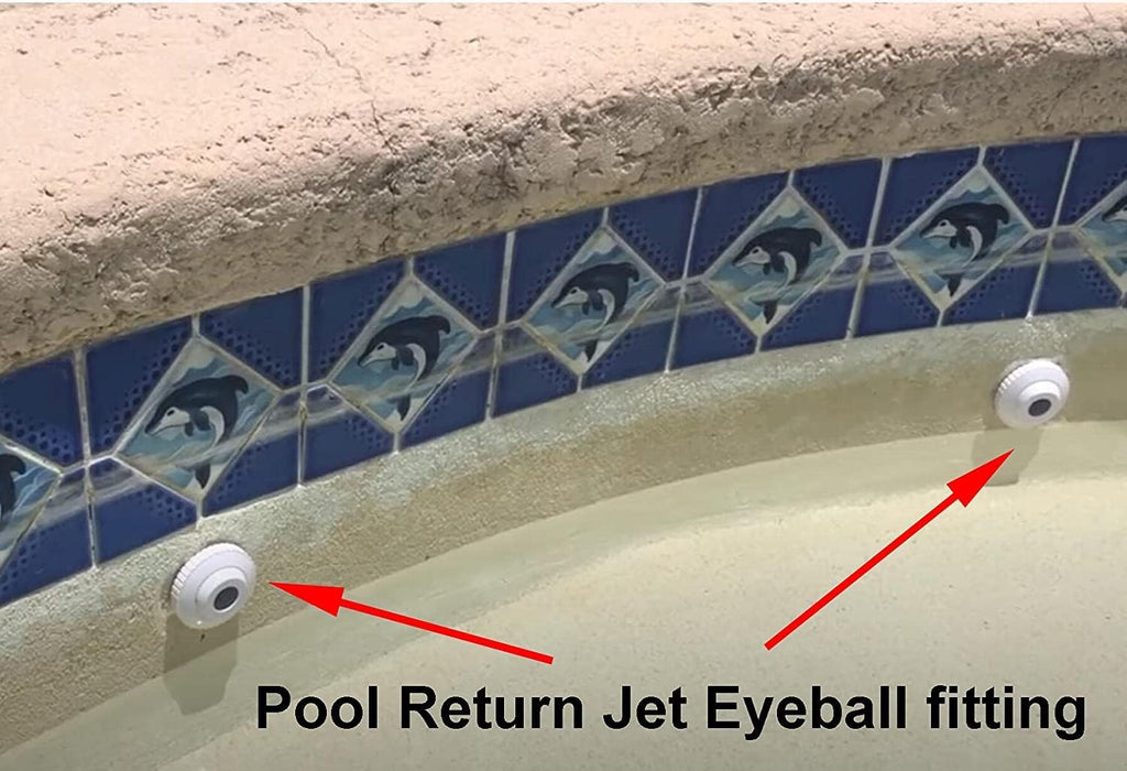 Globo ocular de Piscina y spa 5 en un paquete /Blanco Ajustable - Quierox - Tienda Online