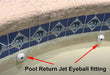 Globo ocular de Piscina y spa 5 en un paquete /Blanco Ajustable - Quierox - Tienda Online