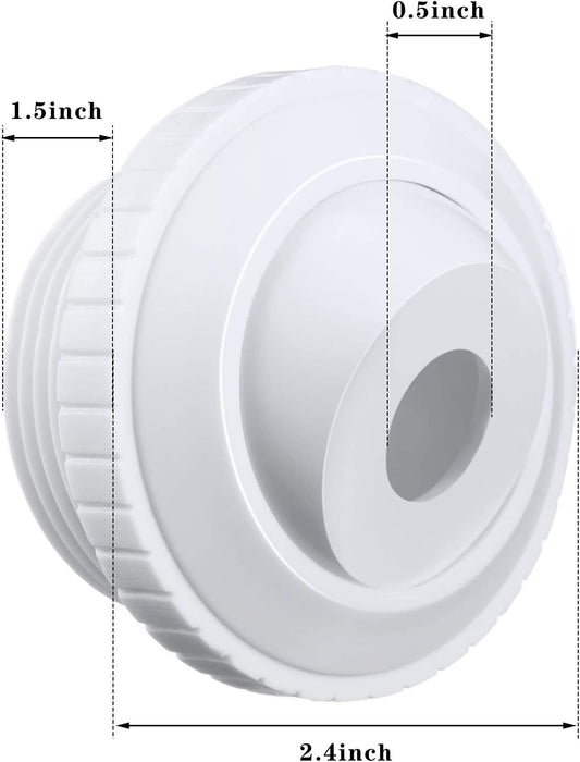 Globo ocular de Piscina y spa 5 en un paquete /Blanco Ajustable - Quierox - Tienda Online