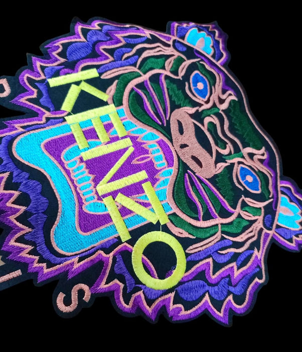 Gran Parche bordado de Tigre Punk - Quierox - Tienda Online