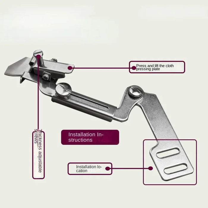 Guía de Dobladillo para Máquina de Coser Industrial con Pespunte o Pie para Caminar - Quierox - Tienda Online