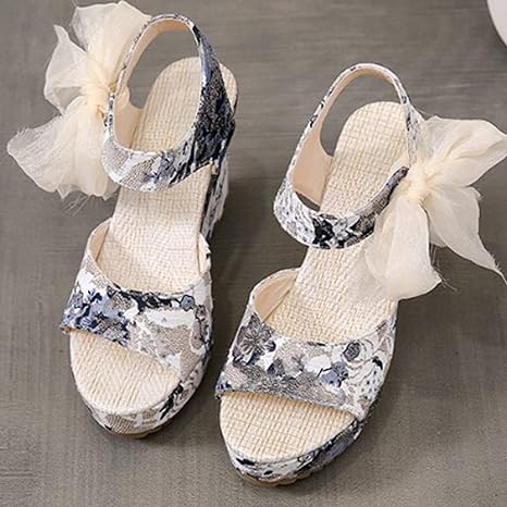 HIONRE Wedge Sandalias con Punta Abierta Mujer - Quierox - Tienda Online