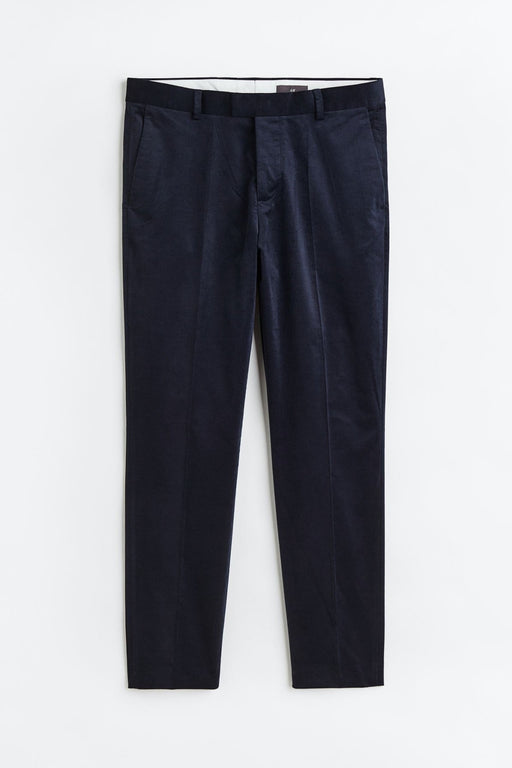 H&M Pantalón de traje slim fit de terciopelo - Quierox - Tienda Online