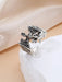 Hombres Anillo abierto occidental con diseño de dragón - Quierox - Tienda Online