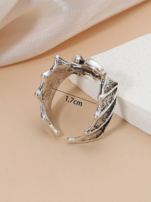 Hombres Anillo abierto occidental con diseño de dragón - Quierox - Tienda Online