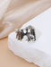 Hombres Anillo abierto occidental con diseño de dragón - Quierox - Tienda Online
