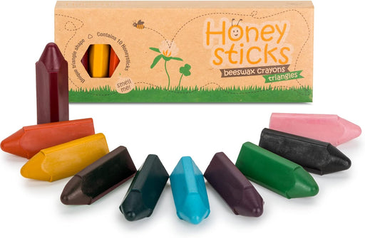 Honeysticks Crayones de cera de abeja 100% pura (paquete de 10) - Quierox - Tienda Online