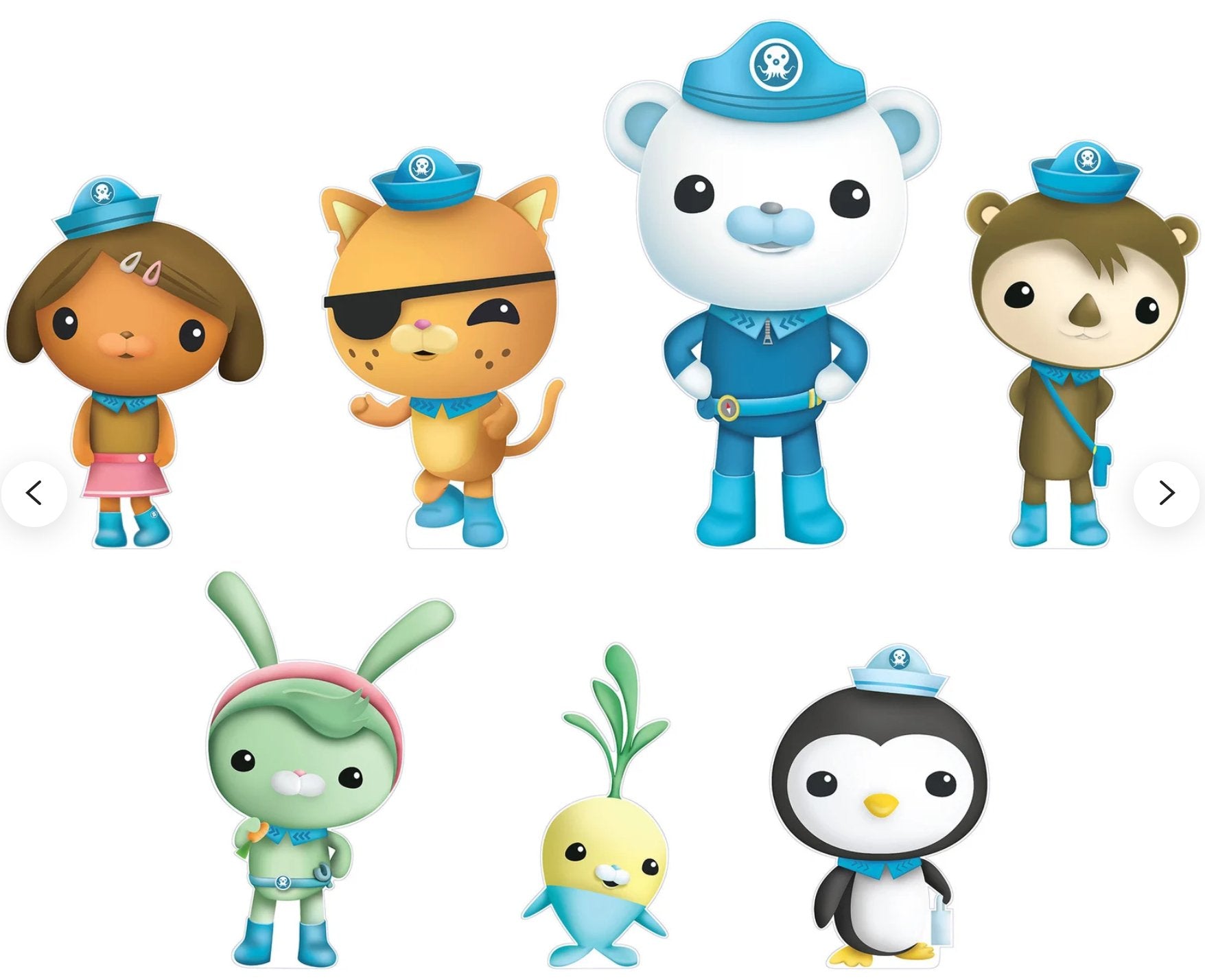 Ilustraciones de personajes de octonautas — Quierox - Tienda Online