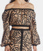 IVORY-BLACK ANIMAL Top de noche para damas - Quierox - Tienda Online