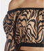 IVORY-BLACK ANIMAL Top de noche para damas - Quierox - Tienda Online