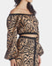 IVORY-BLACK ANIMAL Top de noche para damas - Quierox - Tienda Online