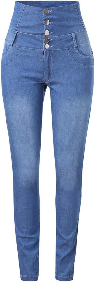 Jeans de mezclilla para mujer, estilo casual - Quierox - Tienda Online