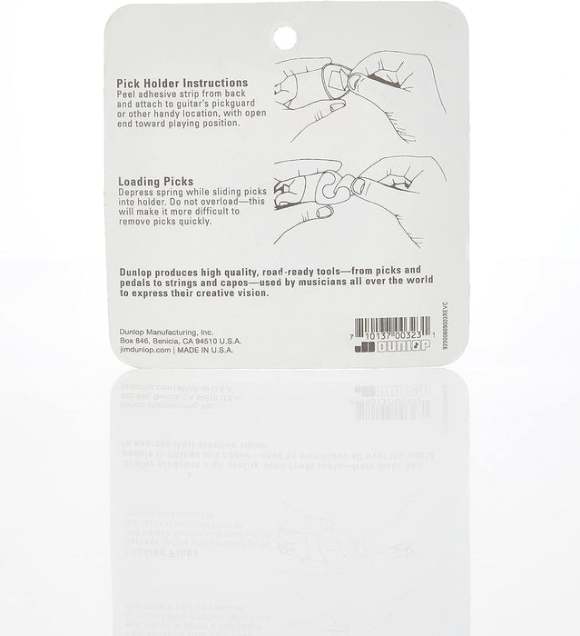 Jim Dunlop Series 5005 Pickholder, 1 paquete, NEGRO - Quierox - Tienda Online