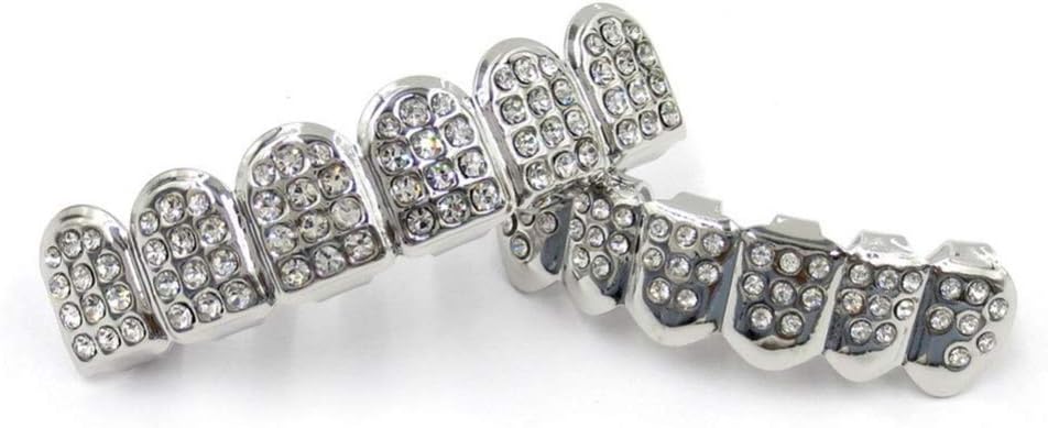 Juego de dientes plateados de diamante de lujo - Quierox - Tienda Online