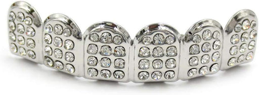 Juego de dientes plateados de diamante de lujo - Quierox - Tienda Online