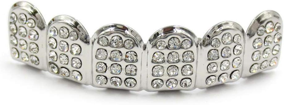 Juego de dientes plateados de diamante de lujo - Quierox - Tienda Online