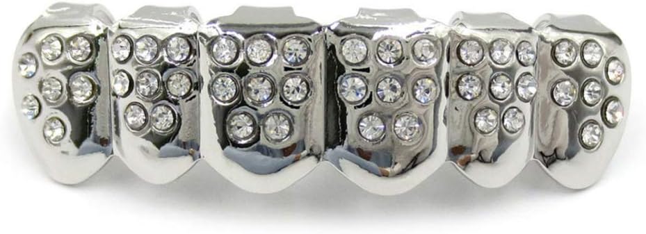 Juego de dientes plateados de diamante de lujo - Quierox - Tienda Online